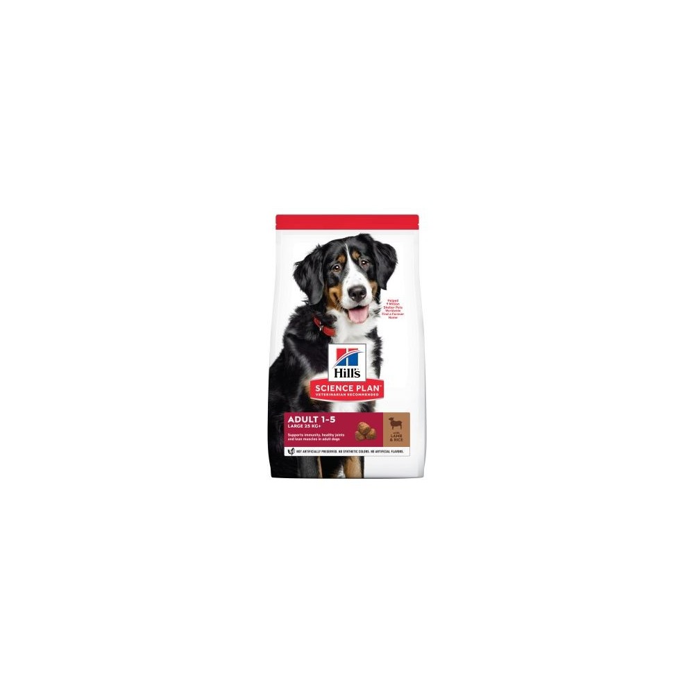 Hill's Adult Large Breed Advanced Fitness con cordero y arroz 12+2.5 kg