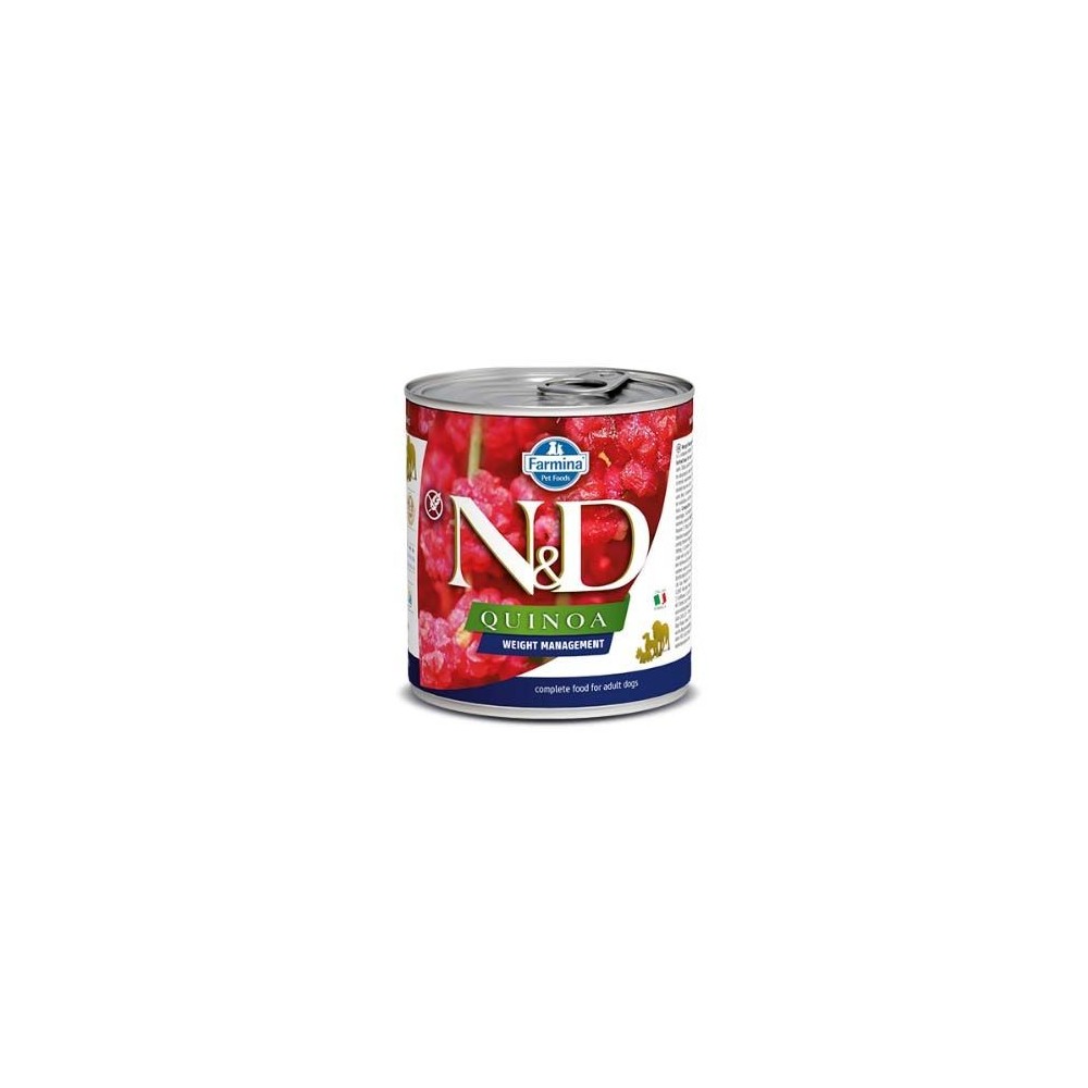 Farmina N&D Quinoa Weight Management Cordero (Latas) 285 gr