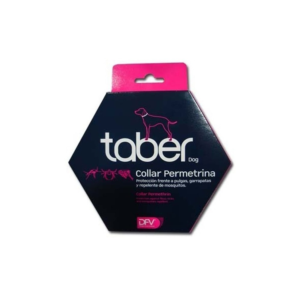 Taber dog collar 40 cm antiparasitario para perros, con permetrina