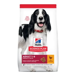 HILLS ADVANCE FITNESS MEDIUM ADULT POLLO Y ARROZ 14KG