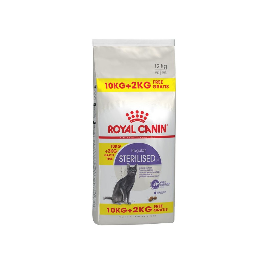 ROYAL CANIN FELINE STERILISED  10+2KG gratis