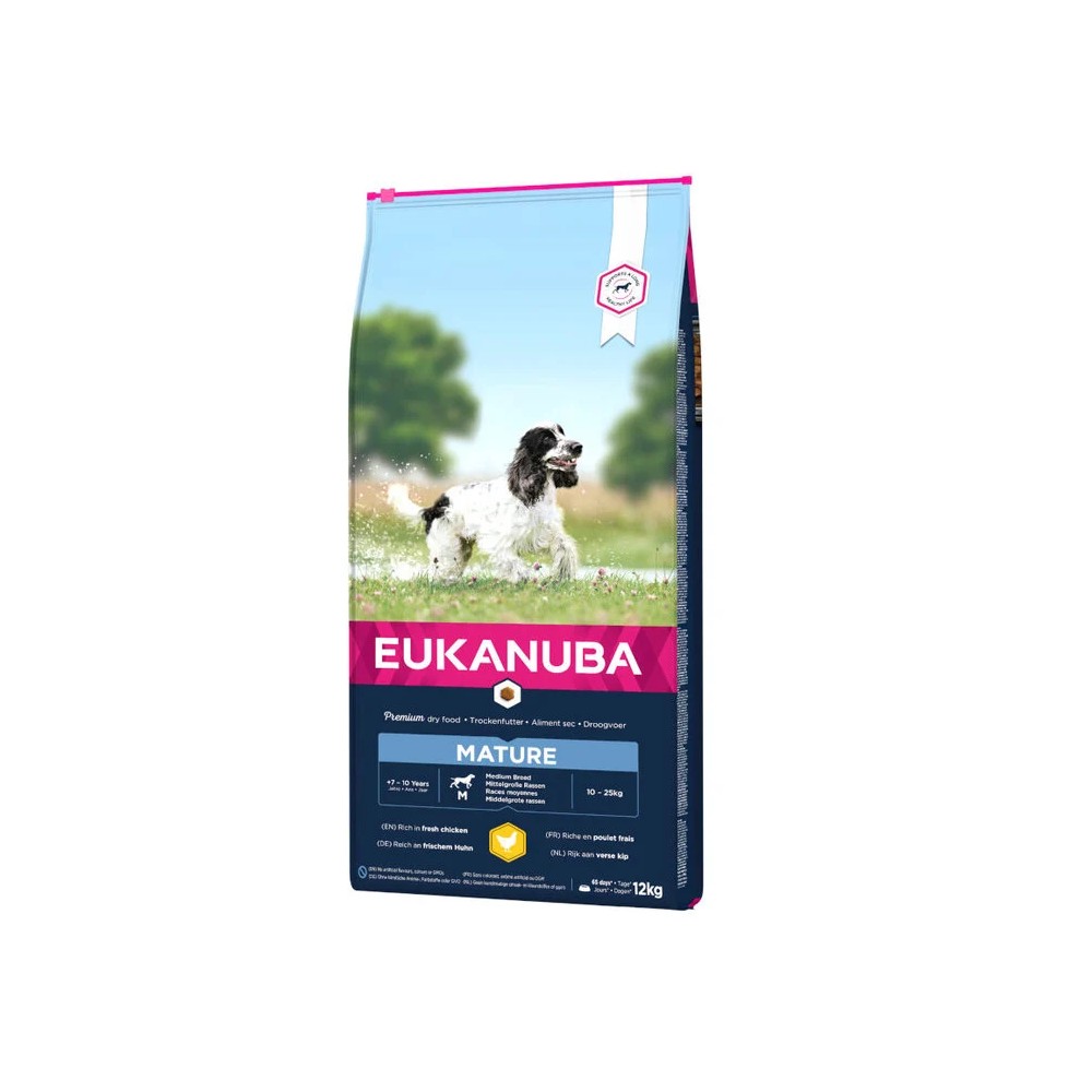 Eukanuba Mature&Senior Medium pienso para perros 12 kg