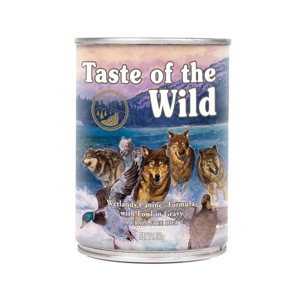 Taste of the Wild Wetlands comida húmeda para perros 390 gr