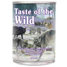 Taste of the Wild Sierra Mountain comida húmeda para perros 390 GR