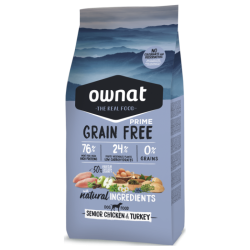 Ownat Prime Grain Free Senior Chicken & Turkey 12 Kg